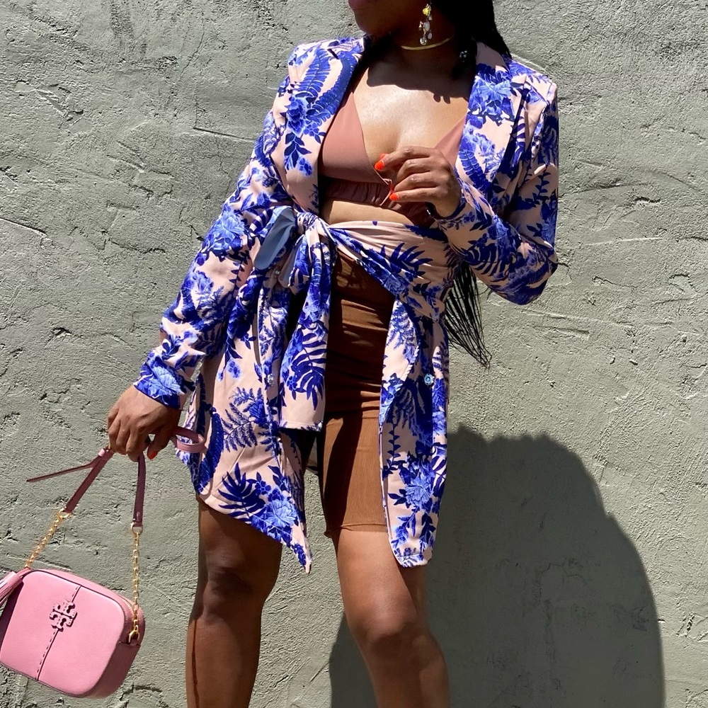 Pretty Little Thing Wrap Blazer Dress